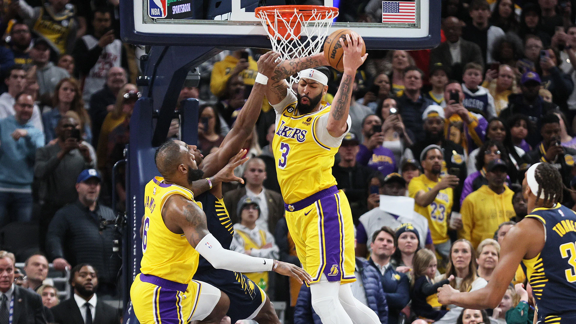 Lakers vs Pacers Match Player Stats